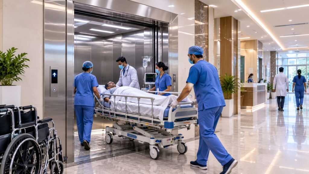 Hospital Stretcher Elevators