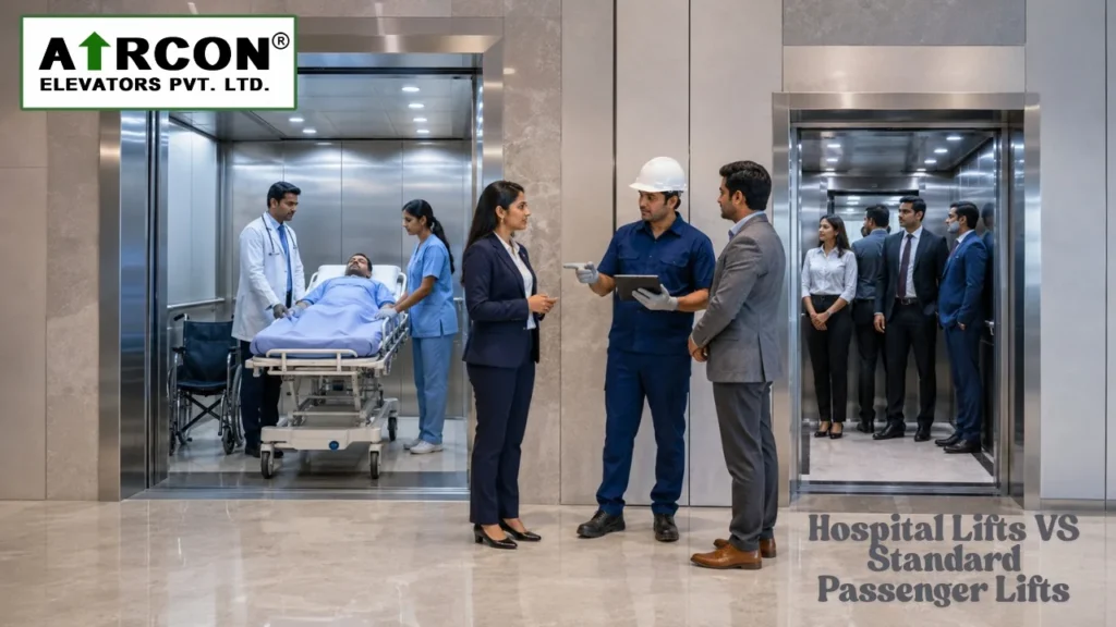 Hospital Lifts vs Standard Passenger Lifts