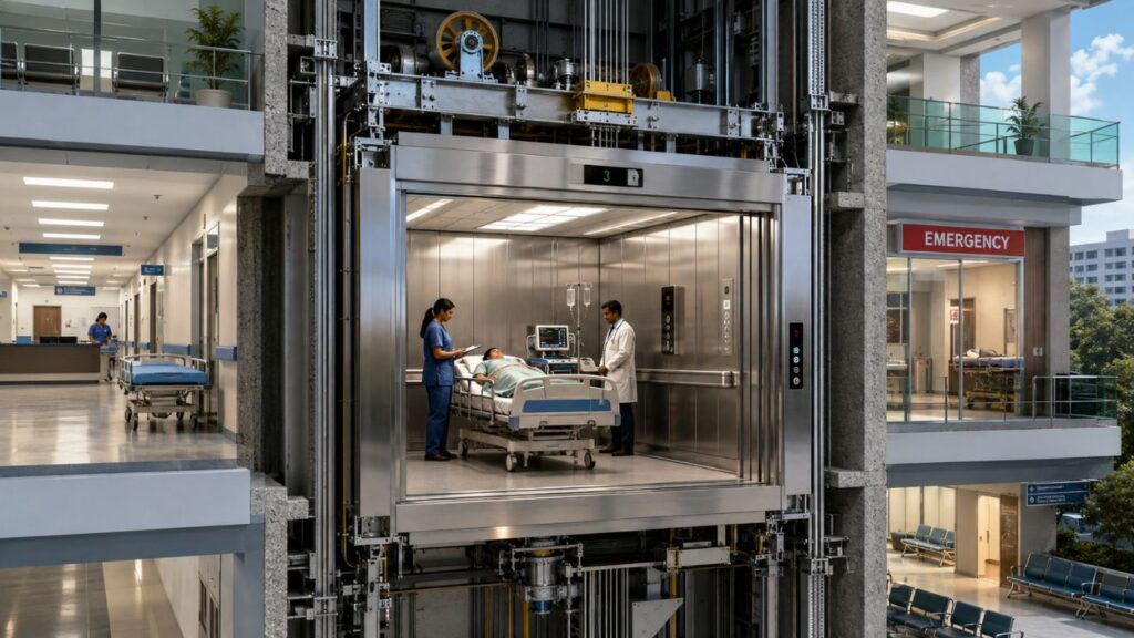 Hospital Stretcher Elevator Dimensions