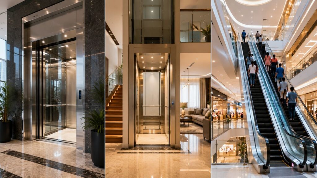 Lift vs Elevator vs Escalator