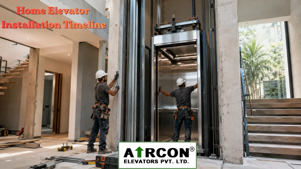 Home Elevator Installation Timeline