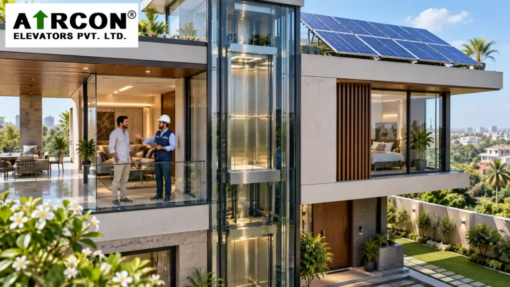 Home Elevator Solar Power India